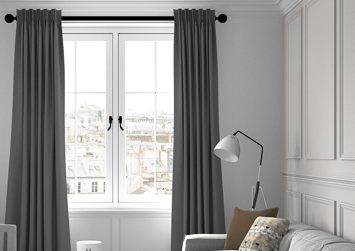 Oslo, Graphite - Made to Measure Curtains - Image 3
